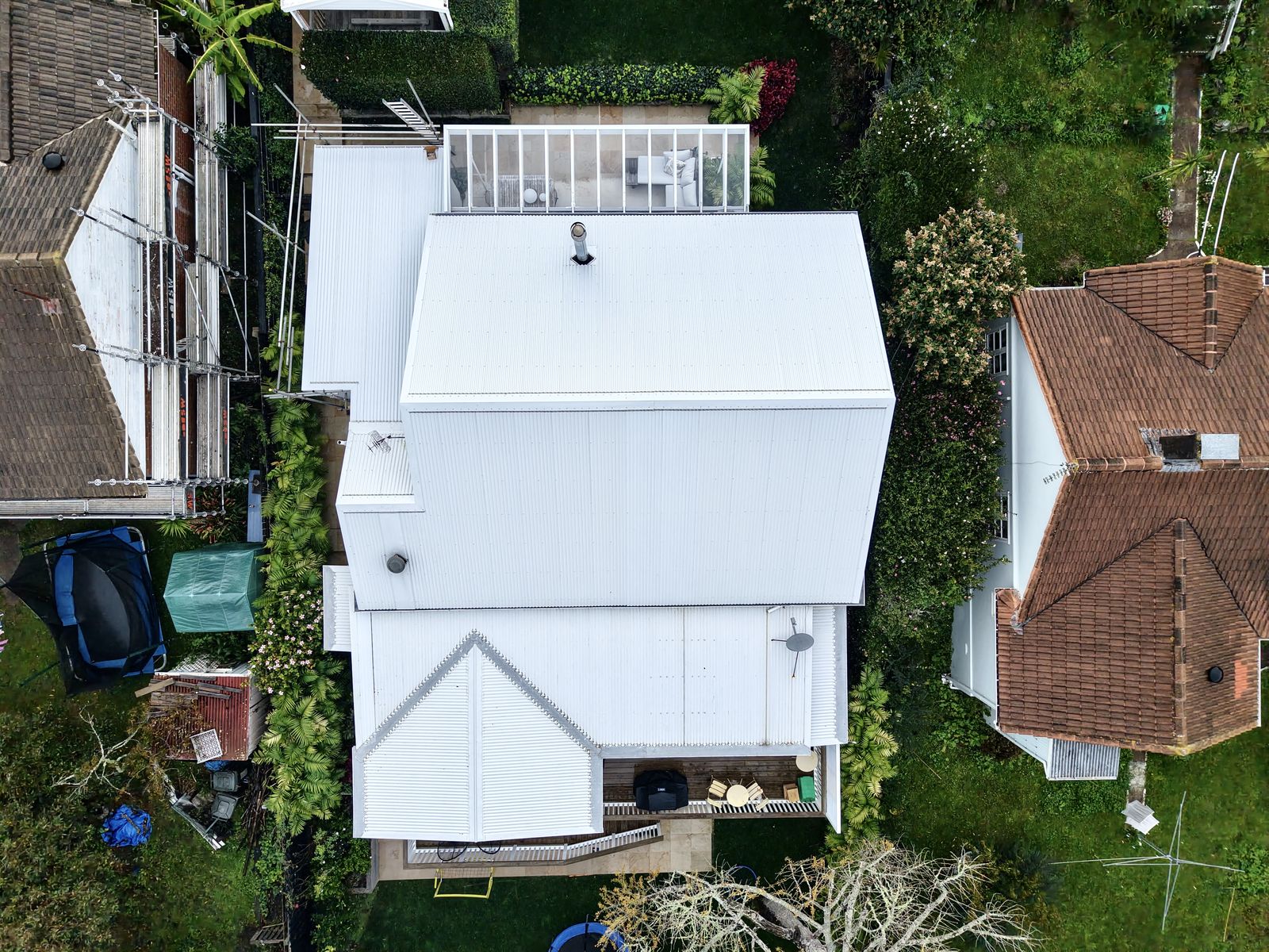 Long-run metal re-roof on a Hamilton home